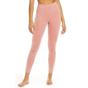 Zella Pink Sunray High Waist Ankle Leggings Medium